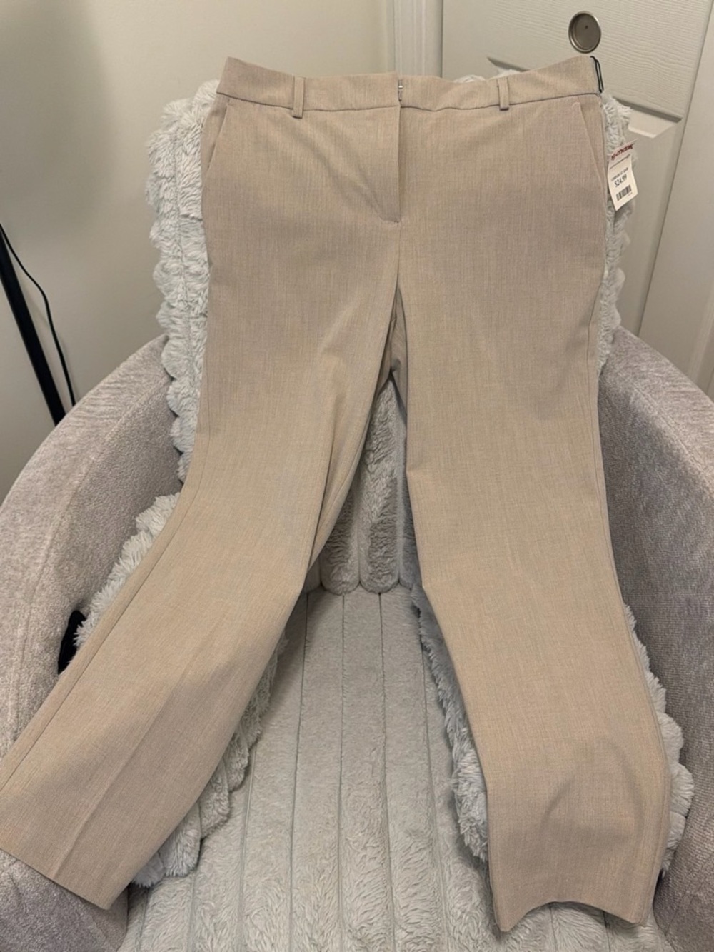 Rachel Zoe Beige Boot Cut Dress Pants